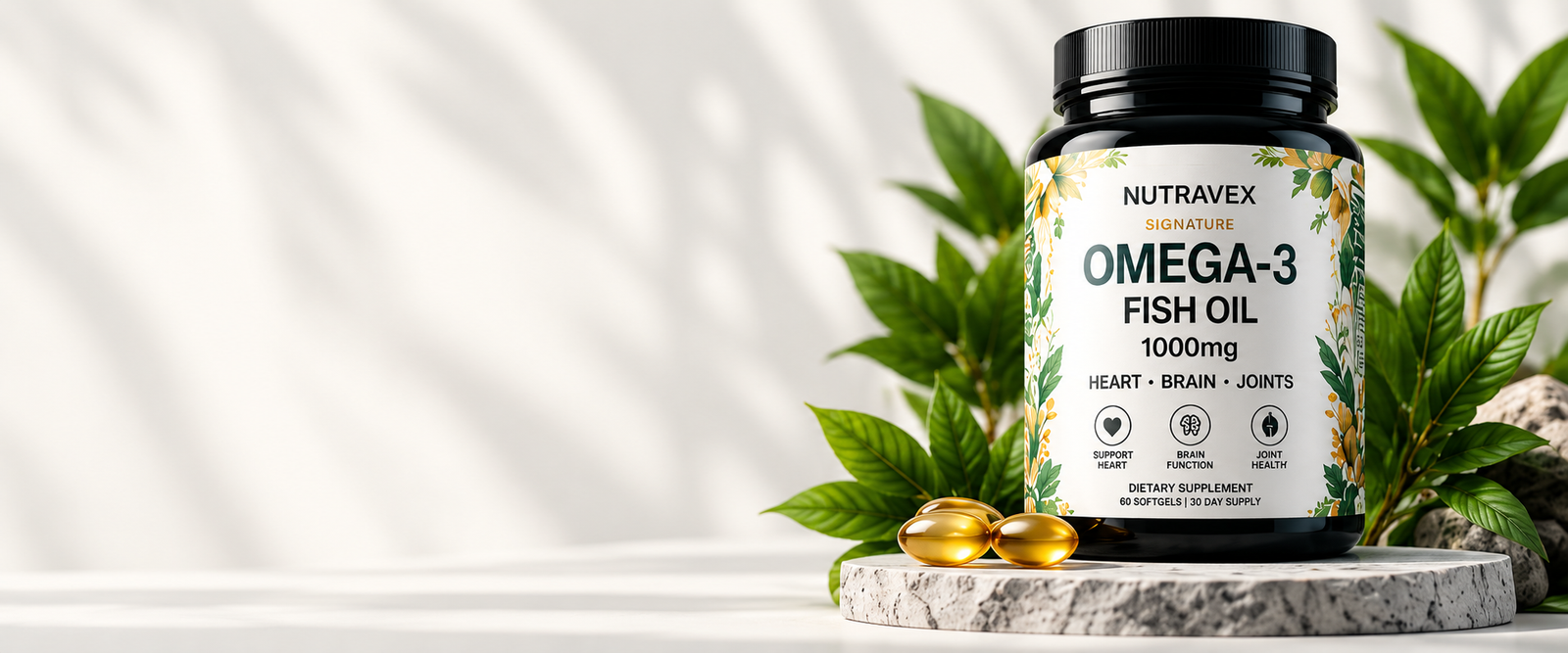 Client's AI-generated supplement packaging concept